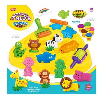 Qile Colorful Clay Biscuit Set   ITEM NO.： W053906