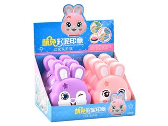 Colorful clay rabbit bag (6 pieces/box)   ITEM NO.： W053066