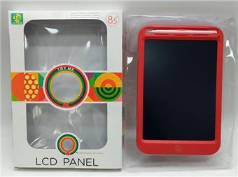 LCD writing board color 8.5-inch (with vacuum sealed delivery battery, screwdriver, and pen)   ITEM NO.： W056584