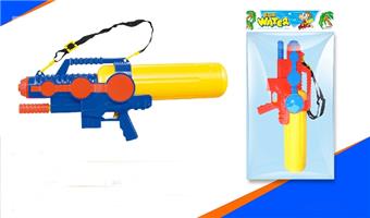 Inflatable water gun, manual water gun, high-pressure water gun, pull-out water gun, summer household water play toy   ITEM NO.： W067111