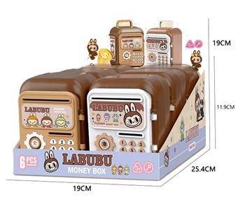 Labubu piggy bank display box   ITEM NO.： W047485