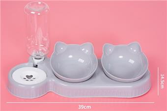 Pet supplies feeding bowl, cat food bowl, dog food bowl, drinking water bowl, drinking water feeding bowl, three bowls   ITEM NO.： W062484