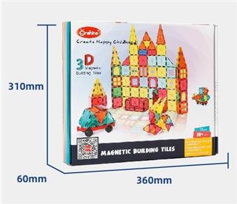 78PCS color window magnetic plates   ITEM NO.： W043414