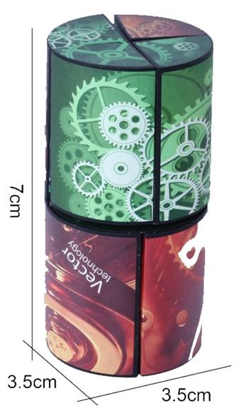 Small cylindrical Rubik's Cube   ITEM NO.： W042643