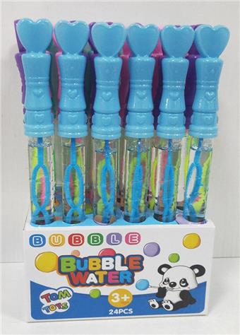 Small Peach Heart Bubble Stick (regular uncovered) (24 sticks)   ITEM NO.： W043042