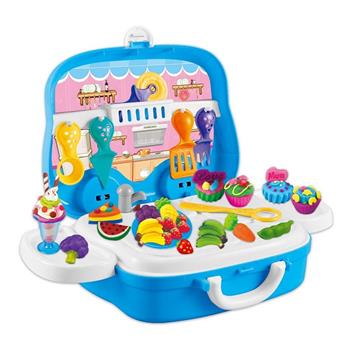 Qile Colorful Mud Fruit and Vegetable Set   ITEM NO.： W053936