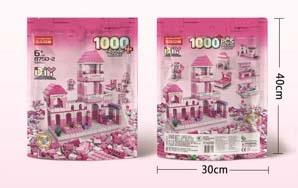 Princess House 1000pcs building blocks   ITEM NO.： W045999