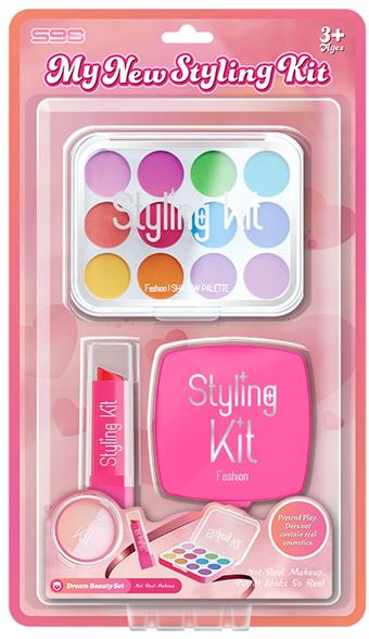 Girl playing house (non smudging, no liquid) in pink color set   ITEM NO.： W058043