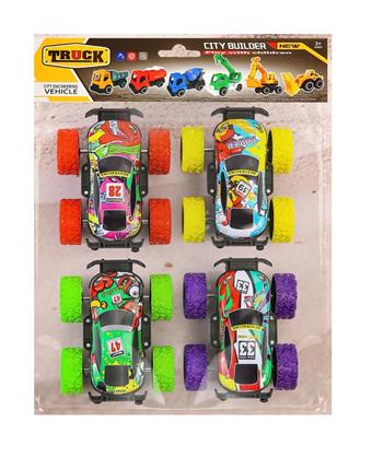Dual inertia off-road tin car   ITEM NO.： W046980
