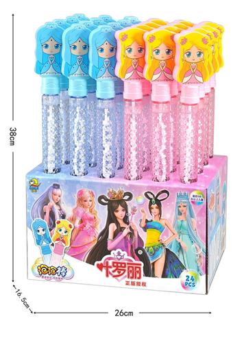 Ye Luo Li Bubble Stick (2 colors mixed) 24PCS   ITEM NO.： W042575