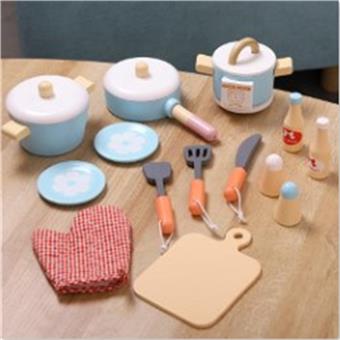14 piece set of Beiqi Blue kitchenware   ITEM NO.： W043743