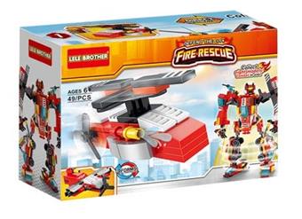 Firefighting Series - Lingfeng Rescue Team 49pcs   ITEM NO.： W046155