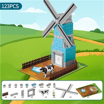 DIY construction expert (windmill)   ITEM NO.： W062017