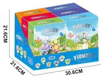 Succulent Plants 274/283/255/293/253/306 PCS (6 pieces/display box) - Flower Series   ITEM NO.： W060012