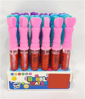 Mini Peach Heart Bubble Stick (24 pieces) Box Price   ITEM NO.： W042958