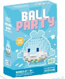 Dolphin 186PCS low-priced impulse model - micro particle building blocks   ITEM NO.： W044824