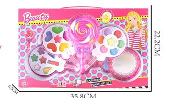 Fashion Barbie lollipop four layer cosmetics   ITEM NO.： W058127