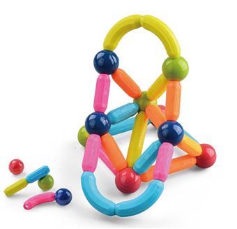 Small size assembled magnetic rod 42PCS   ITEM NO.： W046532