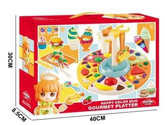 Gourmet platter and clay set   ITEM NO.： W052553