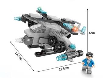 Navy Building Blocks Six in One 136pcs   ITEM NO.： W046187