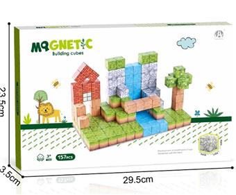 Forest theme 2.5CM magnetic block 157P   ITEM NO.： W046729