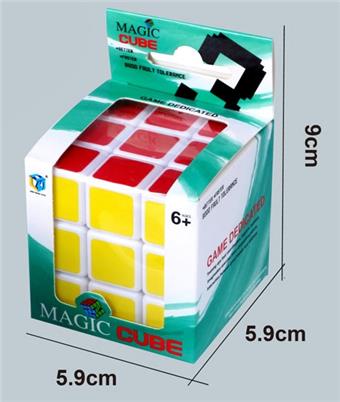 5.7cm white background heat transfer printing cube   ITEM NO.： W042935