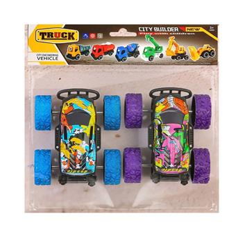 Dual inertia off-road tin car   ITEM NO.： W046984
