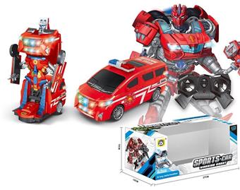 6-way remote control one click transformation Elfa transformation car (including charging wire and one lithium battery) remote control transformation robot transformation toy   ITEM NO.： W054752