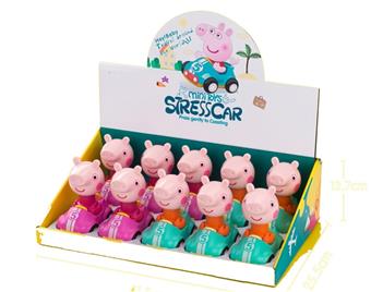 Four wheeled Peppa Pig Pressure Car (10pcs)   ITEM NO.： W042170