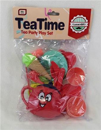 Playing house tea set+colored clay card head bag   ITEM NO.： W052136