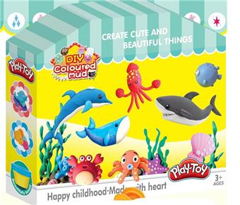 Colored mud marine animals   ITEM NO.： W053688
