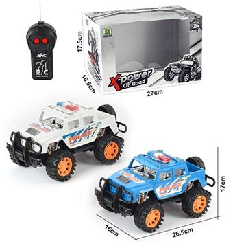 2-way remote control Hummer off-road full body police car   ITEM NO.： W060531