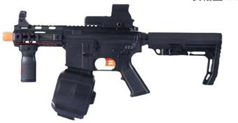 AR-15 Short Assault Rifle High Speed Continuous Water Bullet Gun   ITEM NO.： W063546