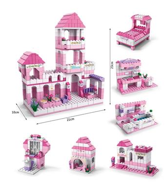 Princess House 1000pcs building blocks   ITEM NO.： W046020