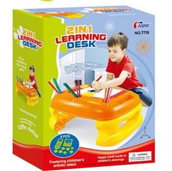 2-in-1 easel learning desk   ITEM NO.： W061474