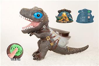 Vinyl mount dinosaur (with dinosaur call IC, eyes with colored lights)   ITEM NO.： W046344