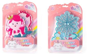 Nail comb disguised as toy mermaid snowflake DIY two-layer box   ITEM NO.： W057870