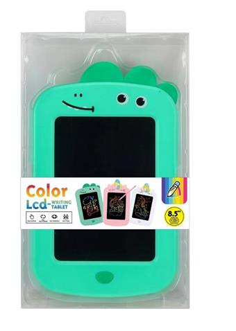 8.5-inch LCD, ABS LCD writing board, dinosaur color screen (including one CRR2025 battery)   ITEM NO.： W056827