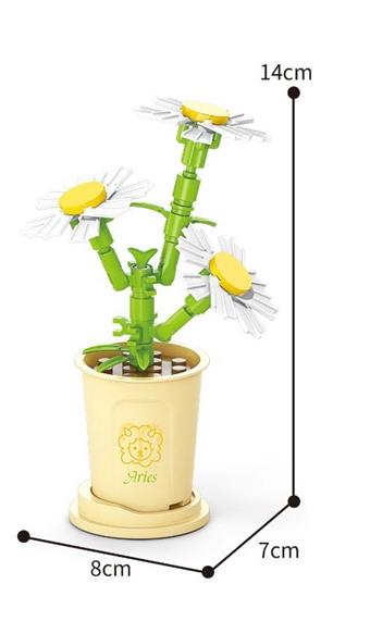 Aries daisy 50PCS micro particle building blocks   ITEM NO.： W044914