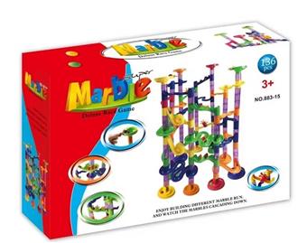 Ball track building blocks (136PCS)   ITEM NO.： W046400