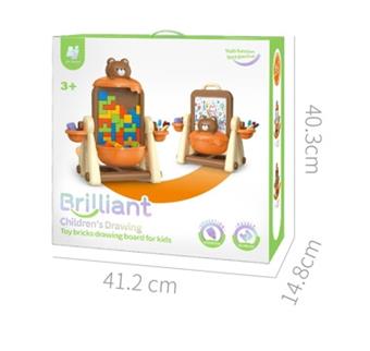 Little Bear Children's Building Blocks Stereoscopic Drawing Board   ITEM NO.： W057122