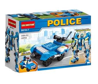 Police Series - Explosion proof Armed Vehicle 43pcs   ITEM NO.： W046131
