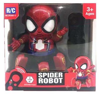 Infrared remote control spider six claw robot with lights and music (not including electricity)   ITEM NO.： W054611