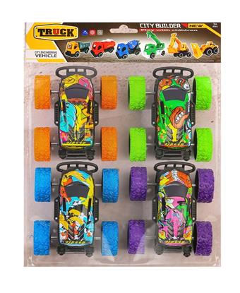 Dual inertia off-road tin car   ITEM NO.： W046978