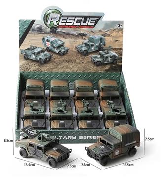 Inertial Hummer military vehicle (8 units, 2 mixed models)   ITEM NO.： W041756