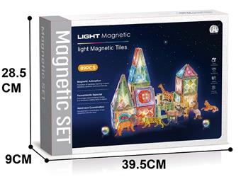 7.5CM Star Diamond Magnetic Film Animal Light Theme 89P   ITEM NO.： W046694