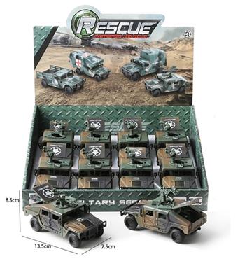 Inertial Hummer military vehicle (8 units per model)   ITEM NO.： W041761
