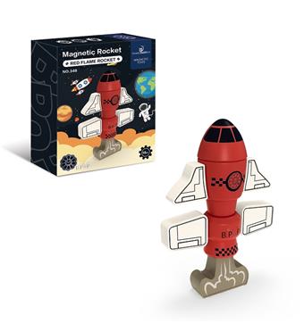 Magnetic Rocket - Red Flame Rocket (8PCS)   ITEM NO.： W047294
