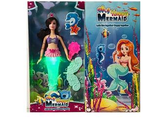 Disney 14 inch physical mermaid Barbie with lights, music, crown, mirror combination, tail   ITEM NO.： W055483