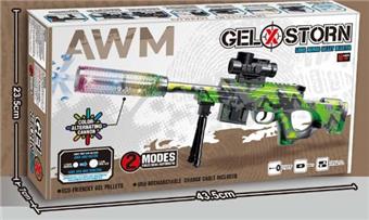 (GCC) AWM Electric Light Water Bullet Gun   ITEM NO.： W063017